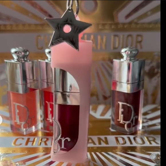 DIOR Addict Pink lip gloss Holder/Keychain - NIB - Picture 4 of 6